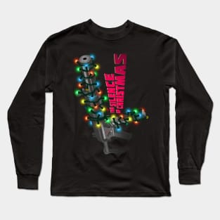 The Silence Of Christmas (black.) Long Sleeve T-Shirt